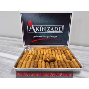 Fındık Kremalı Kadayıf Sarma