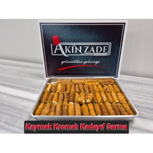 Kaymak Kremalı Kadayıf Sarma
